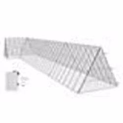 Enclos pour Poulailler-VEVOR-400 x 100 x 615 cm-Portables- l’extérieur avec Cadres d’angle-Poulets Canards et Lapins