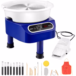 Caractéristiques & Détails Stabilité super douce : notre tour de poterie est doté d'un moteur avancé à entraînement direct. I ...