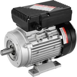 Moteur electrique 0,75 kW moteur de compresseur deair monophase, 2850 tr/min, ca 220-240 v, 5,15 a, cadre 80, B34, arbre a clavette 19 mm, rotation