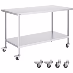 Caractéristiques & Détails Acier inoxydable de haute qualité : cette table de travail, mesurant 30 x 60 x 38 pouces / 762 x 1 ...