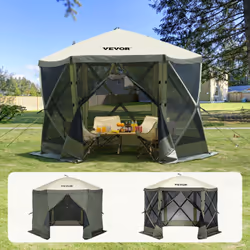 Caractéristiques & Détails Tente d'écran de tonnelle de camping de 3,05 x 3,05 m : notre tente de tonnelle de camping est dot ...