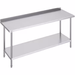 Caractéristiques & Détails Acier inoxydable de haute qualité : cette table de travail, mesurant 24 x 72 x 36 pouces / 61 x 18 ...