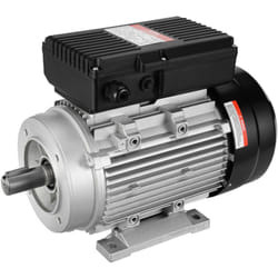 Moteur electrique 1,5 kW moteur de compresseur deair monophase, 1400 tr/min, ca 220-240 v, 9,85 a, cadre 90L, B34, arbre a clavette 24 mm, rotation
