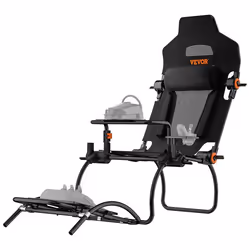 Support de Volant de Course Pliable Cockpit de Simulateur de Conduite en Acier-VEVOR-pour Logitech G923/G920/G29