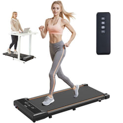 Tapis de Marche sous Bureau-VEVOR-Vitesse 1-6 km/h-Tapis de Course avec Inclinaison-Charge 120 kg-pour Fitness Maison Bureau Gym