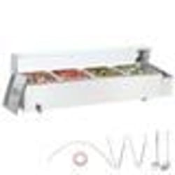 Chauffe-Plat Buffet à 4 Bacs de 76 L-VEVOR-1500 W-Buffet Chauffant en Inox-pour Réchauffer Aliments Restauration Soirée Fête