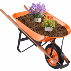 Caractéristiques & Détails Aide au jardinage : Notre chariot de jardin est conçu de manière ergonomique avec une poignée remb ...