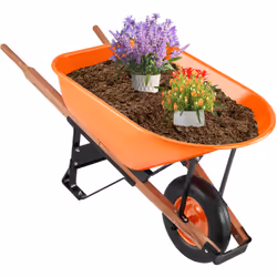 Caractéristiques & Détails Aide au jardinage : Notre chariot de jardin est conçu de manière ergonomique avec une poignée remb ...