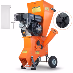 Caractéristiques & Détails Broyeur de jardin efficace : Le broyeur de bois combustible VEVOR présente une taille d'entonnoir  ...