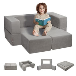 Fauteuil pour Enfants Pliable-VEVOR-Éponge 25D Haute Densité Souple et Confortable-Meuble de Salle de Jeux pour Sommeil