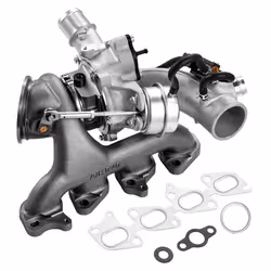 Turbocompresseur avec Kit de Joints et Électrovanne-VEVOR-Turbo pour Moteur de Voiture-Compatible avec 781504-0005 55565353