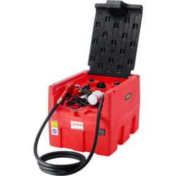 VEVOR Reservoir Diesel Essence Portable, 182 L, Cuve de Ravitaillement Carburant, Pompe de Transfert 12 V, 40 L/min, Tuyau 4 m, Buse Ravitaillement