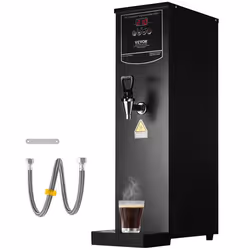 Distributeur dEau Chaude Électrique Commercial 20 L-VEVOR-3000 W 50 L/h-avec Tube Chauffant en Acier Inoxydable-Café Thé Bure ...