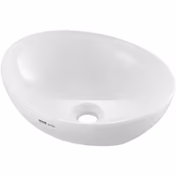 Lavabo Ovale-VEVOR-409 x 341 mm-Lumineux et Élégant Bien Emballé pour Salle de Bain Hôtel Toilettes Camping-car
