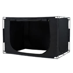 Tente de Lit en Tissu Pongé-VEVOR-1900 x 1370 x 1190 mm-70 % Occultant-pour Maison de Jeu Denfant et Tente de Couchage Dadulte