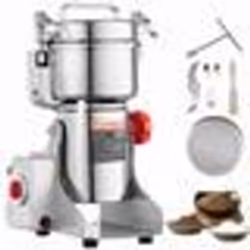Moulin à Café Épices Électrique 500g-VEVOR-2000W-Type Oscillant Lame à 3Couches Minuterie Protecteur de Surcharge-Céréales