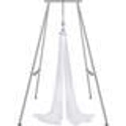 Balançoire Yoga Inversion - VEVOR - 6x26m Capacité de Charge Maximale de 250kgBlancpour Fitness Musculation Pilates Gym Maison