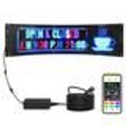 Enseigne Lumineuse LED - VEVOR - Enseigne Lumineuse LED Programmable Panneau d’Affichage Défilant 835x20cmpour MagasinPublicité