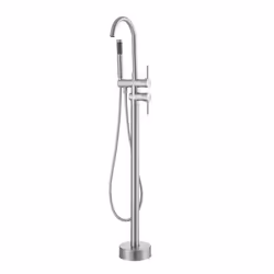 Robinet de Baignoire sur Pied 1185 cm-VEVOR- Mitigeur de Douche Montage au Sol Remplissage de Baignoire sur Pied