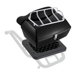 Top Case Moto Universel Durable en PP-VEVOR-565 x 500 x 380 mm-Coffre Arrière Moto Amovible Étanche 48 L