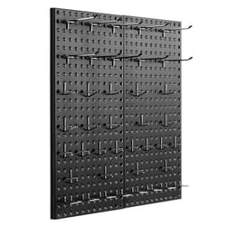 Panneau Perforé Mural-VEVOR-6096x3048 mm-Organiseur Garage en Métal Robuste avec 2 Panneaux Perforés Accessoires
