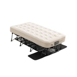 Matelas Gonflable avec Cadre-VEVOR-136 kg-Lit de Camping Gonflable 1 Personne-Lit Pliable Portable-Pompe Intégrée