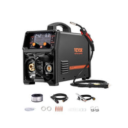 Poste à Souder - VEVOR - MIG-200 A - Soudeuse Portable - 5 en 1 - MIG sans Gaz