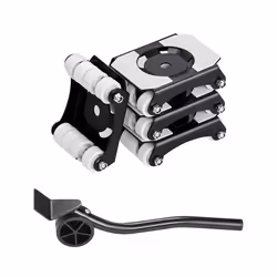 Chariot de Déménagement 4PCS-VEVOR-avec Roulettes Plateau Roulant Manutention Déménageur en Acier au Carbone