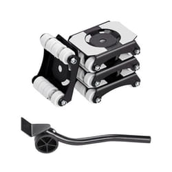 Chariot de Déménagement 4PCS-VEVOR-avec Roulettes Plateau Roulant Manutention Déménageur en Acier au Carbone