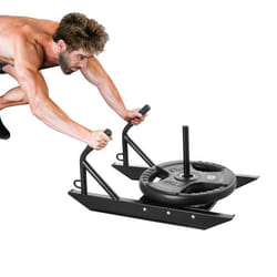 Traîneau de Puissance Fitness-VEVOR-Poussée et Traction-Équipement dEntraînement de Force-Vitesse et Explosivité