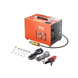 Compresseur dair Portable - VEVOR - 300 W - 30 MPa - Convertisseur Intégré - Refroidissement Ventilateur