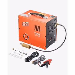 Compresseur dair PCP-VEVOR-300 W 30 MPa-avec Convertisseur Intégré et Système de Refroidissement par Ventilateur
