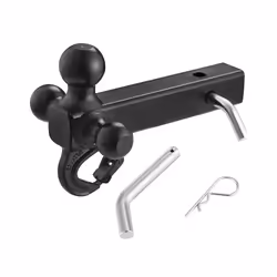 Attelage de Remorque Réglable-VEVOR-avec Boules 476/50/587 mm Capacité 4535 kg-pour Camping-cars VUS VTT Camions-Noir