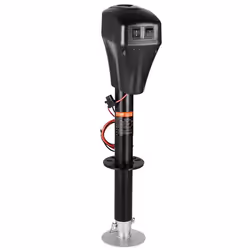 Cric de Remorque Électrique-VEVOR-2267 kg-avec Connecteur à 2 Broch-Plage de Levage 255-860 mm-pour Remorques Camping-cars