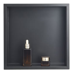 Niche Douche Encastrable-VEVOR-10x33x33 cm-Niche Murale en Acier Inoxydable-Étagère de Salle de Bain Moderne Étanche