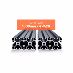 Profilés dExtrusion en Aluminium 4040-VEVOR-Lot de 4-Rail Linéaire Anodisé Norme Européen Rainure en T 1000 mm