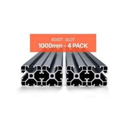 Profilés dExtrusion en Aluminium 4040-VEVOR-Lot de 4-Rail Linéaire Anodisé Norme Européen Rainure en T 1000 mm