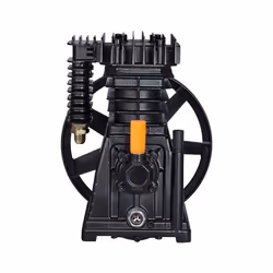 Tête de Pompe de Compresseur dAir-VEVOR-Tête de Pompe à Piston Lubrifié à lHuile 2 Cylindres-Débit 164 L/min 58 CFM à 90 PSI