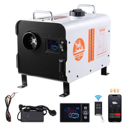 Chauffage Diesel 8 kW-VEVOR-Contrôle par App Bluetooth Télécommande et Écran dAffichage Alarme CO Portable Chauffage Rapide
