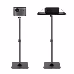 Support de Projecteur-VEVOR-300 x 400 x 1610 mm-avec Plateau et Support de Téléphone à Col de Cygne-Films en Plein Air Maison