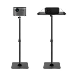 Support de Projecteur-VEVOR-300 x 400 x 1610 mm-avec Plateau et Support de Téléphone à Col de Cygne-Films en Plein Air Maison