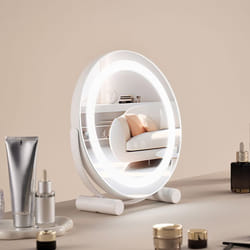 Miroir de Maquillage Hollywood Lumineux-VEVOR-3 Modes Éclairage de Couleur-avec Lumière LED-pour Table de Chambre