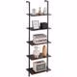 Étagère Industrielle Carrée en Forme de Tuyau-VEVOR-445 x 305 cm-5 Niveaux-pour Cuisine Chambre à Coucher Salle de Bain-Noir
