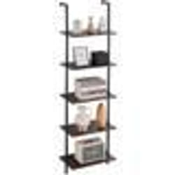 Étagère Industrielle Carrée en Forme de Tuyau-VEVOR-445 x 305 cm-5 Niveaux-pour Cuisine Chambre à Coucher Salle de Bain-Noir