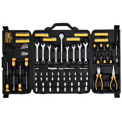 Coffret dOutils de Mécanicien 221 PCs-VEVOR-Douilles 1/4 3/8 SAE et Métrique-pour Réparation Automobile
