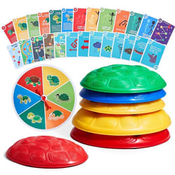 Pierres dÉquilibre Enfants-VEVOR-6PCS-Planche déquilibre-Parcours Motricité Obstacles Sensoriels Antidérapants