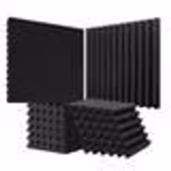 Panneaux en Mousse Acoustique-VEVOR-Lot de 36-Panneaux Absorbants Insonorisants pour Murs et Plafonds de Studio