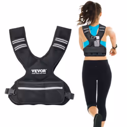 Gilet Lesté Réglable 5 à 91 kg-VEVOR-Équipement Dentraînement pour Musculation Course à Pied Jogging