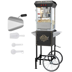 Machine à Pop Corn - VEVOR - NP08001SEC - Bol 227 g (48 tasses) - 850 W - Chariot noir