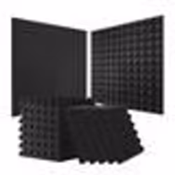 Panneaux en Mousse Acoustique-VEVOR-Lot de 24-Panneaux Absorbants Insonorisants pour Murs et Plafonds de Studio
